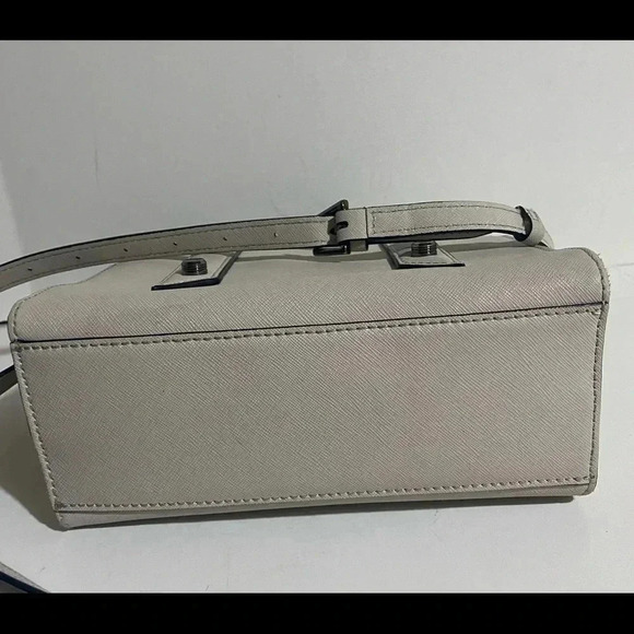 Botkier grey saffiano leather satchel handbag - Picture 3 of 15